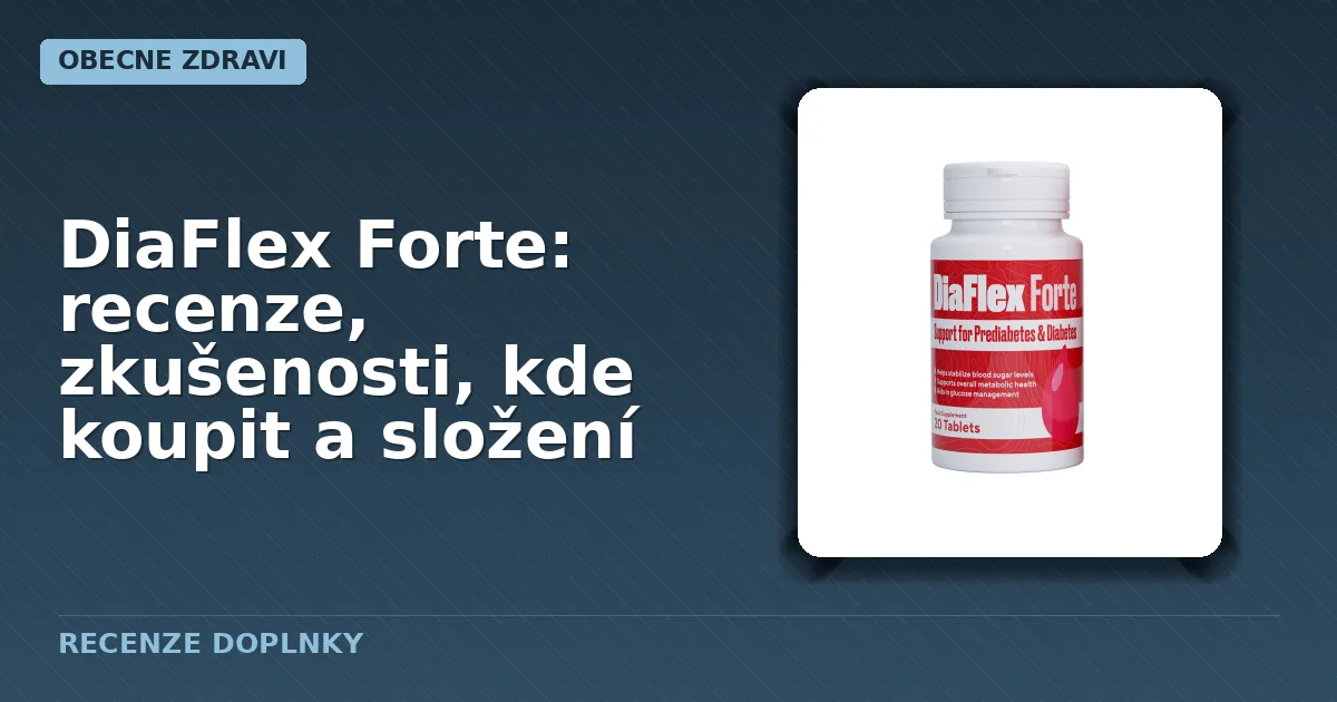 Balení diaflex forte obsahující 20 kapslí po 500 mg