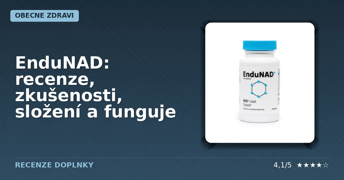 Balení doplňku stravy EnduNAD