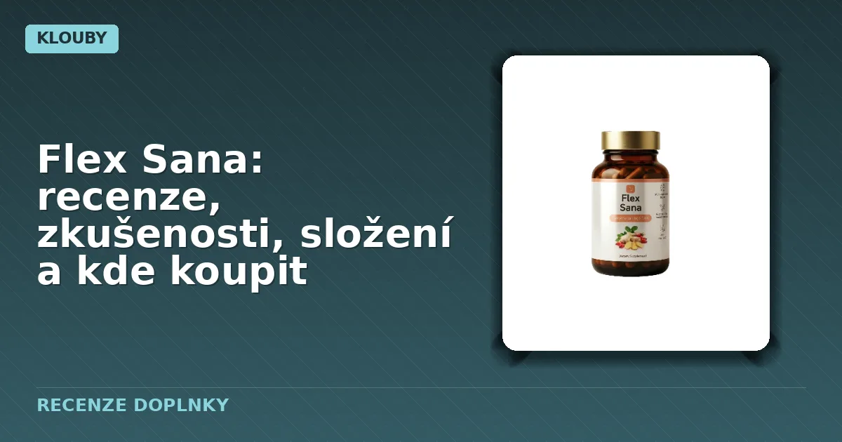 Balení krému Flex Sana určeného na problémy s klouby