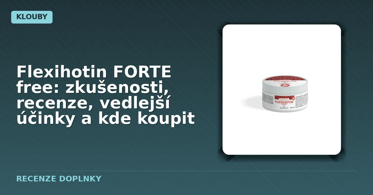 Balení gelu Flexihotin FORTE free