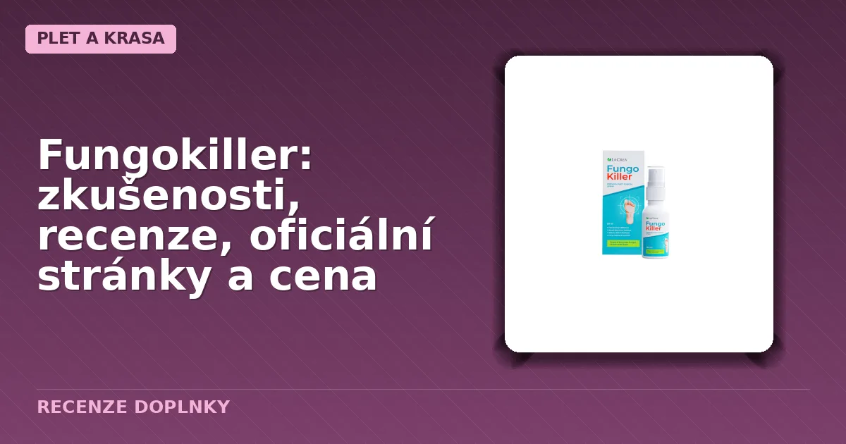 Balení spreje Fungokiller pro péči o nohy