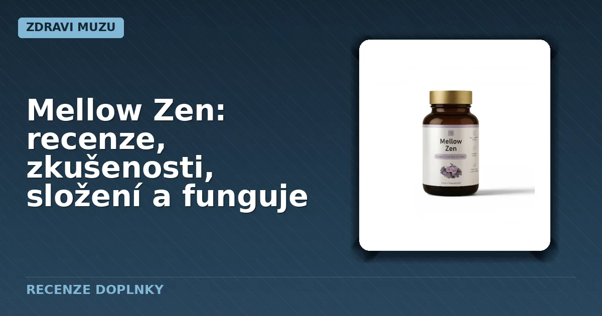 Balení přípravku Mellow Zen určeného pro podporu sluchu