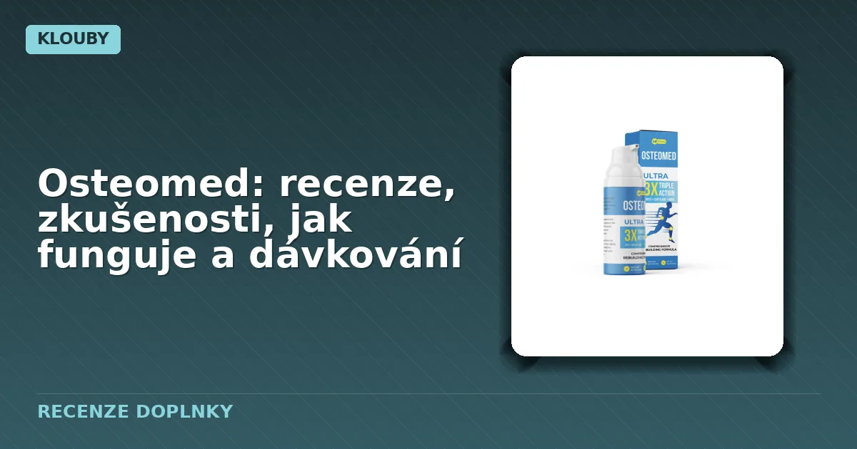 Balík gely Osteomed určeného pro kloubní potíže