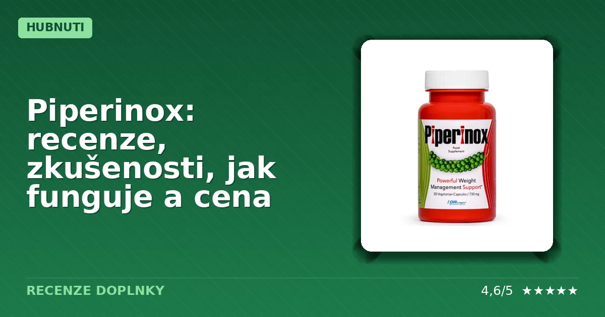 balení doplňku stravy Piperinox