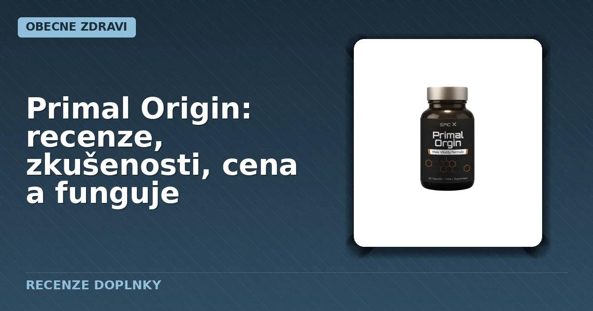Balení bioaktivních náplastí Primal Origin určených pro odvykání kouření