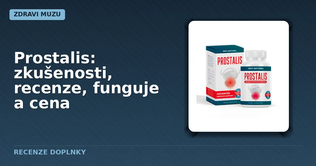 Balení kapslí Prostalis určených pro muže