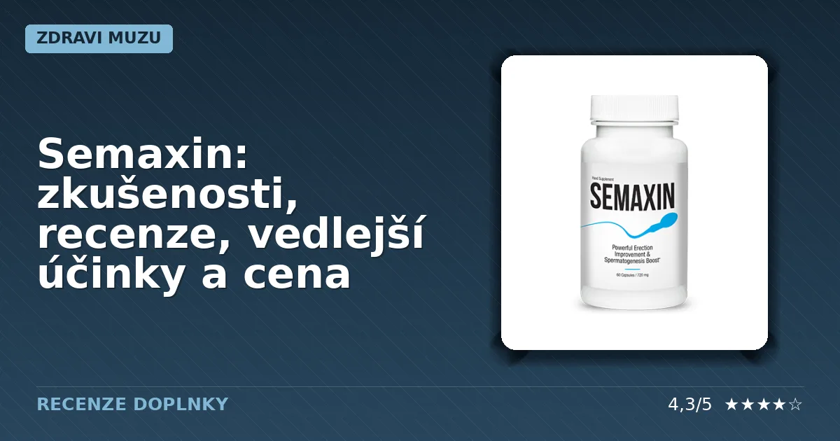 Balení potravinového doplňku Semaxin