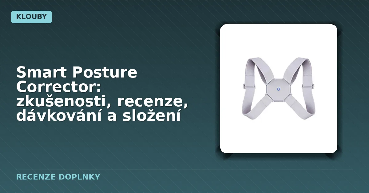 Balení zařízení Smart Posture Corrector