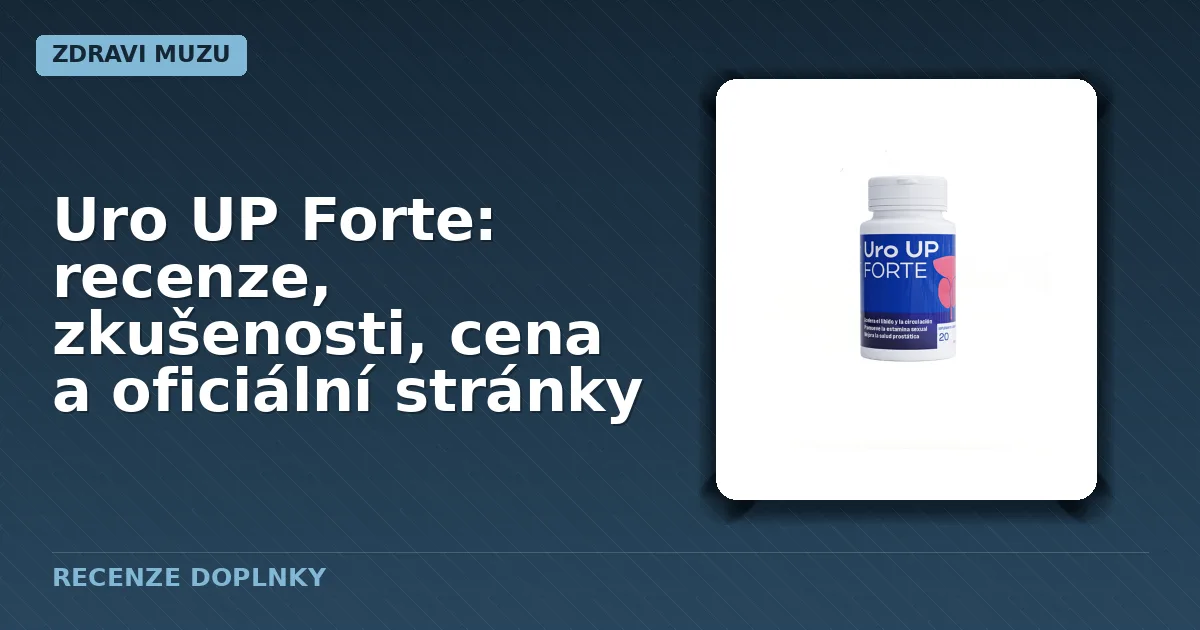 Balení kapslí Uro UP Forte určených pro podporu zdraví prostaty
